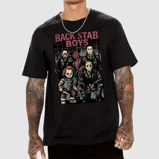 Back Stab Boys Unisex Geek T-Shirt