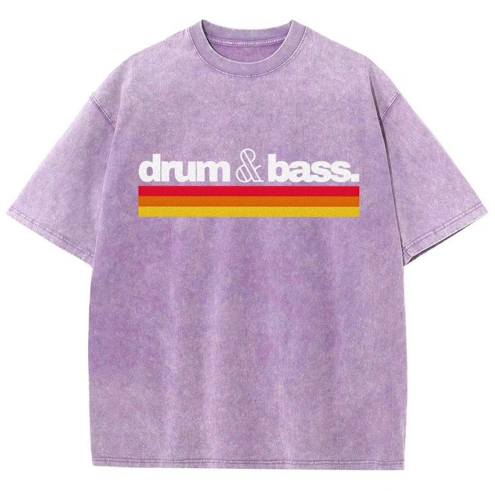 Drum N Bass Vintage Distressed T-shirt