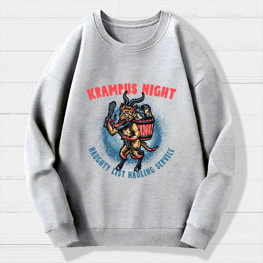 Krampus Night Geek Cotton Sweatshirt