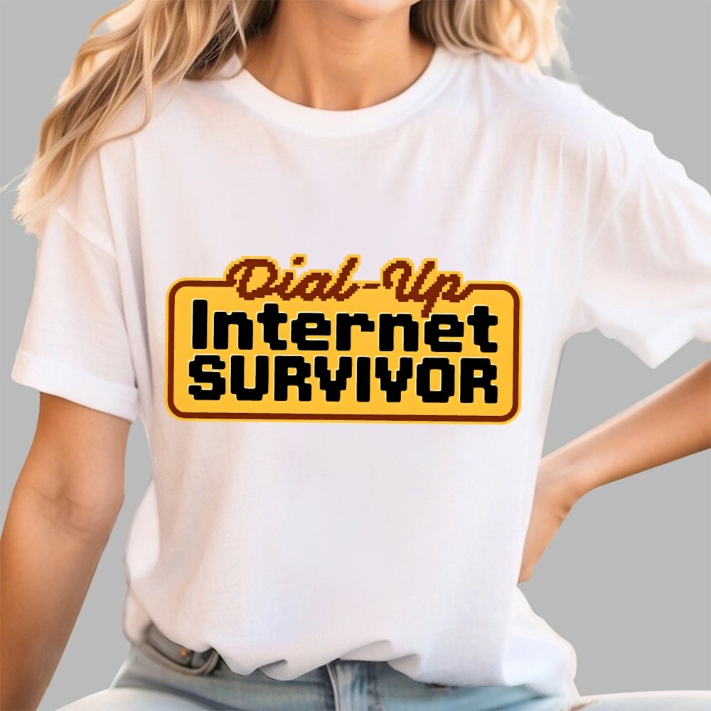 Dial-up Internet Survivor Geek T-Shirt