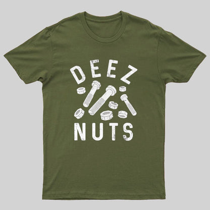 Deez Nuts and Bolts Funny Geek T-Shirt