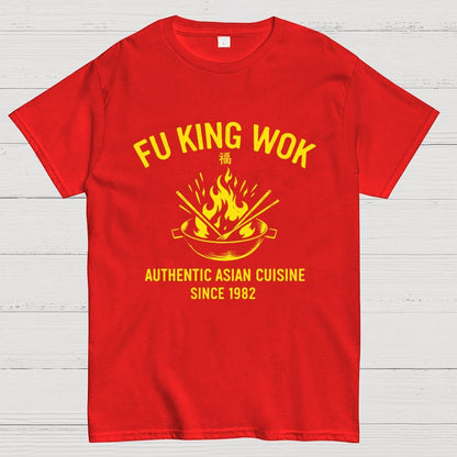 Fu King Wok Chinese Restaurant Geek T-Shirt