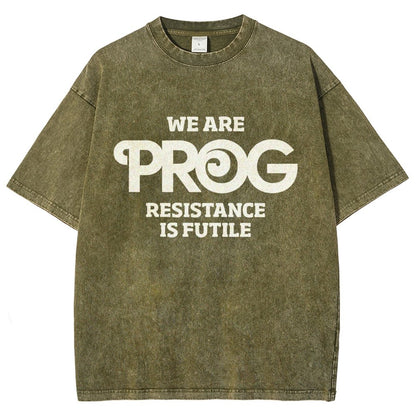 We Are Persistence Is Futile  Vintage Distressed T-shirt