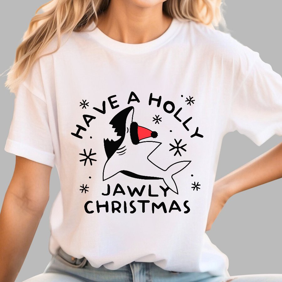 Have A Holly Jawly Christmas Geek T-Shirt