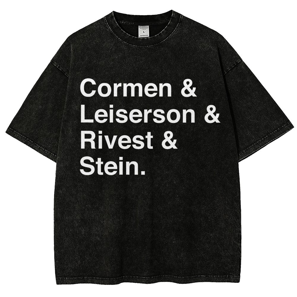 CLRS Algorithms Vintage Distressed T-shirt