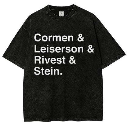 CLRS Algorithms Vintage Distressed T-shirt