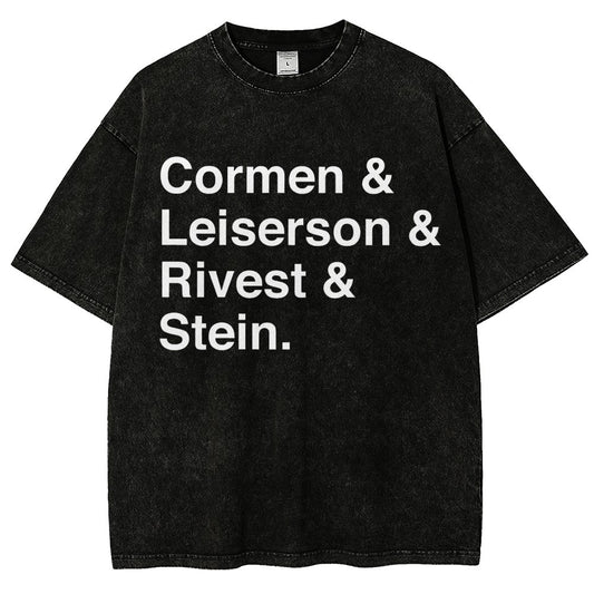 CLRS Algorithms Vintage Distressed T-shirt