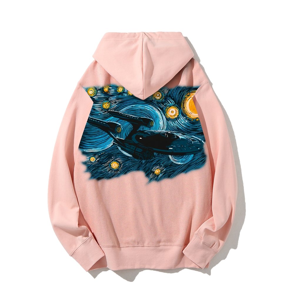 Printed Back Cotton Hoodie
