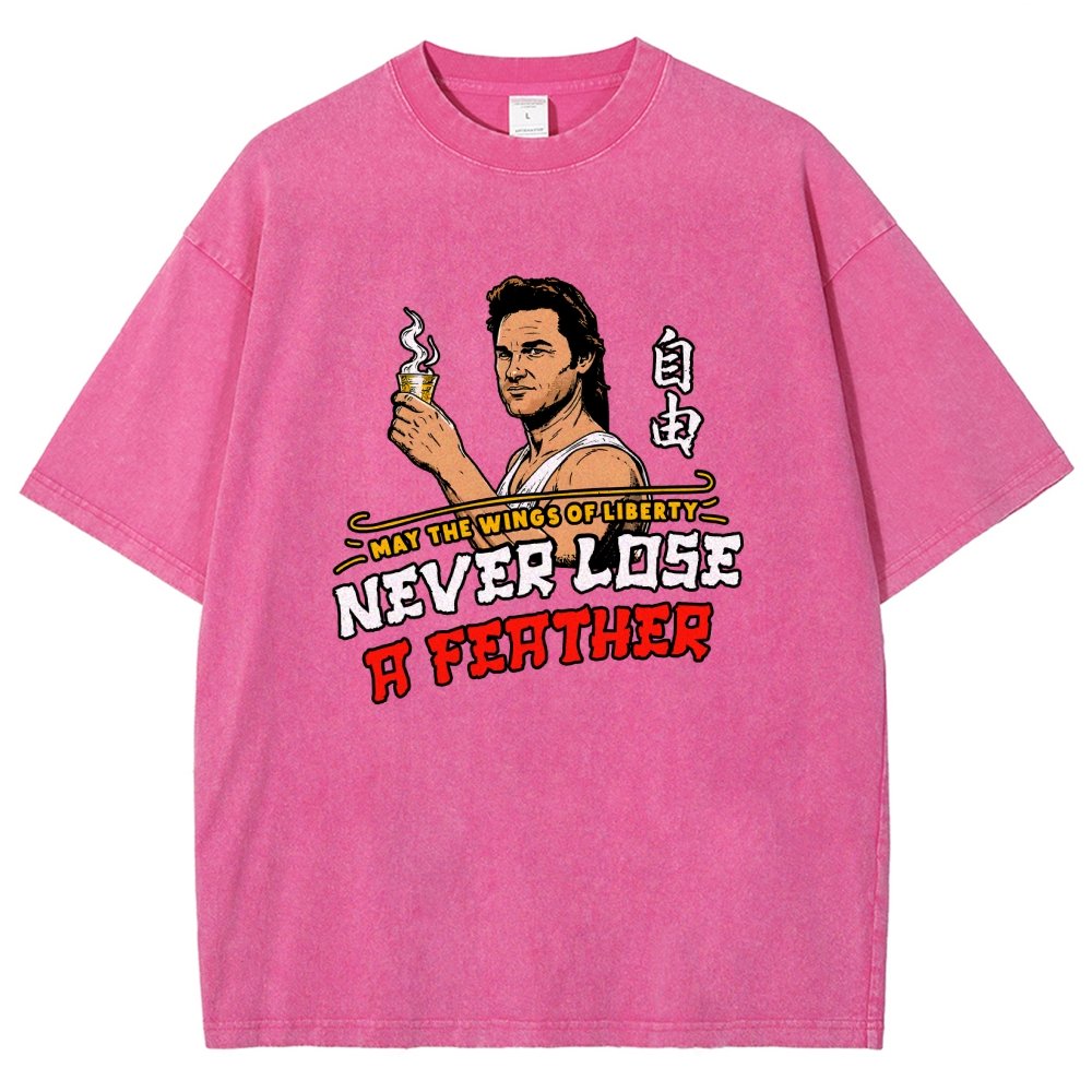 May the Wings of Liberty Never Lose a Feather Vintage Distressed T-shirt