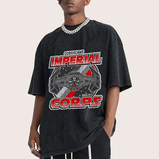 Galactic Corps Vintage Distressed T-shirt