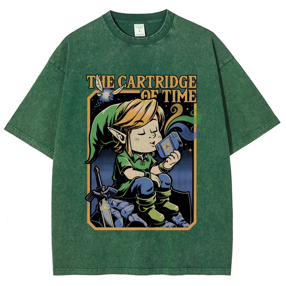 Vintage Game Elf Vintage Distressed T-shirt