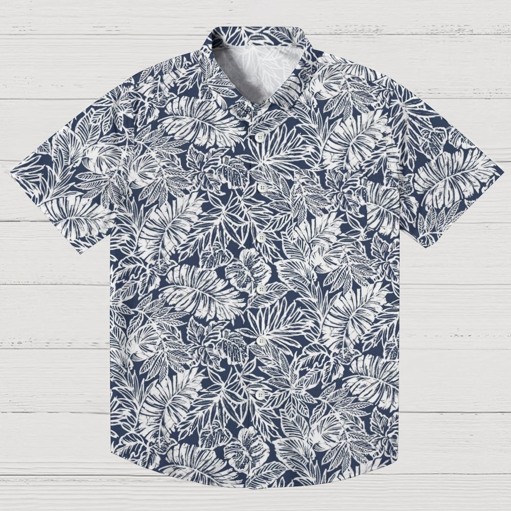 Batik Art Flowers Geeky Shirt