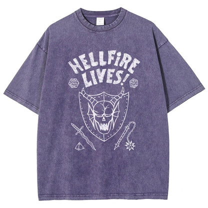 Hellfire Lives Vintage Distressed T-shirt