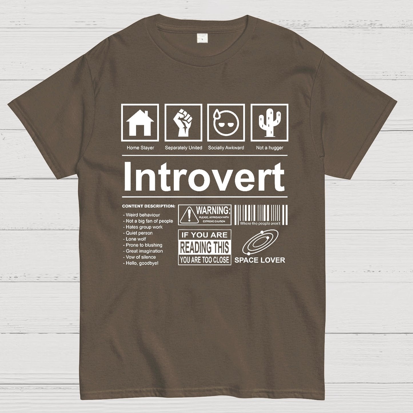 Introvert Label Geek T-Shirt