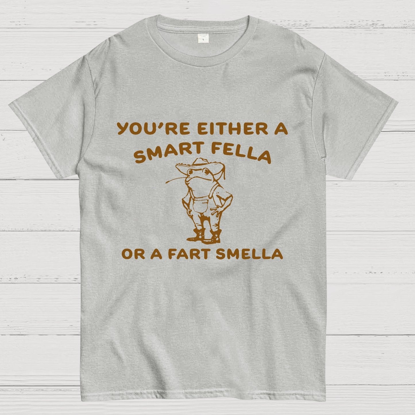 Are You A Smart Fella Or Fart Smella? Geek T-Shirt