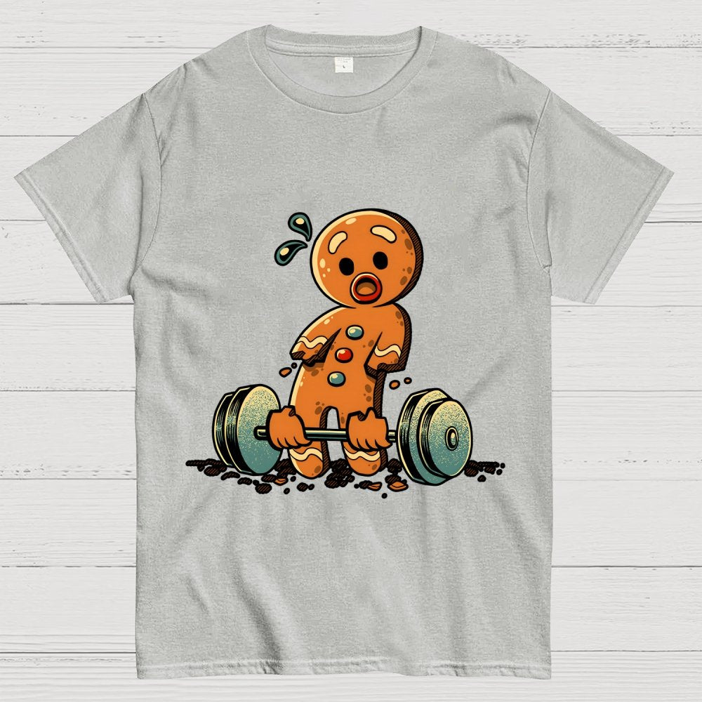Gingerbread Workout Loosing Arms Geek T-Shirt
