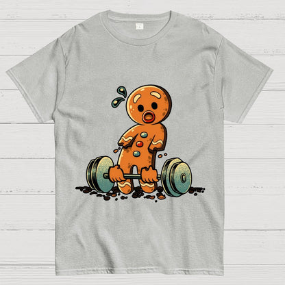 Gingerbread Workout Loosing Arms Geek T-Shirt