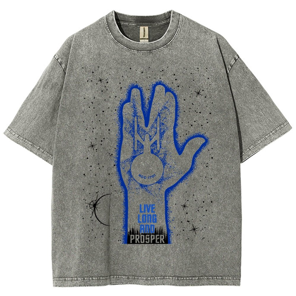 Live long and prosper Vintage Distressed T-shirt