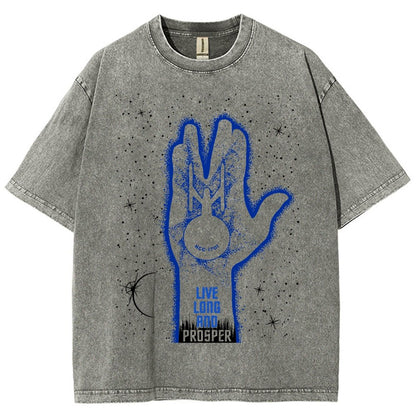 Live long and prosper Vintage Distressed T-shirt