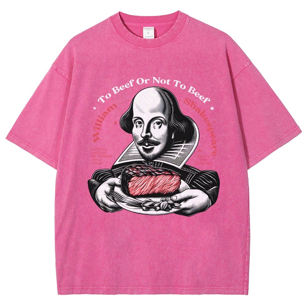 To Beef Or Not To Beef Vintage Distressed T-shirt