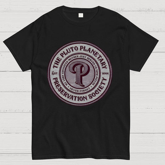 The Pluto Preservation Society Geek T-Shirt