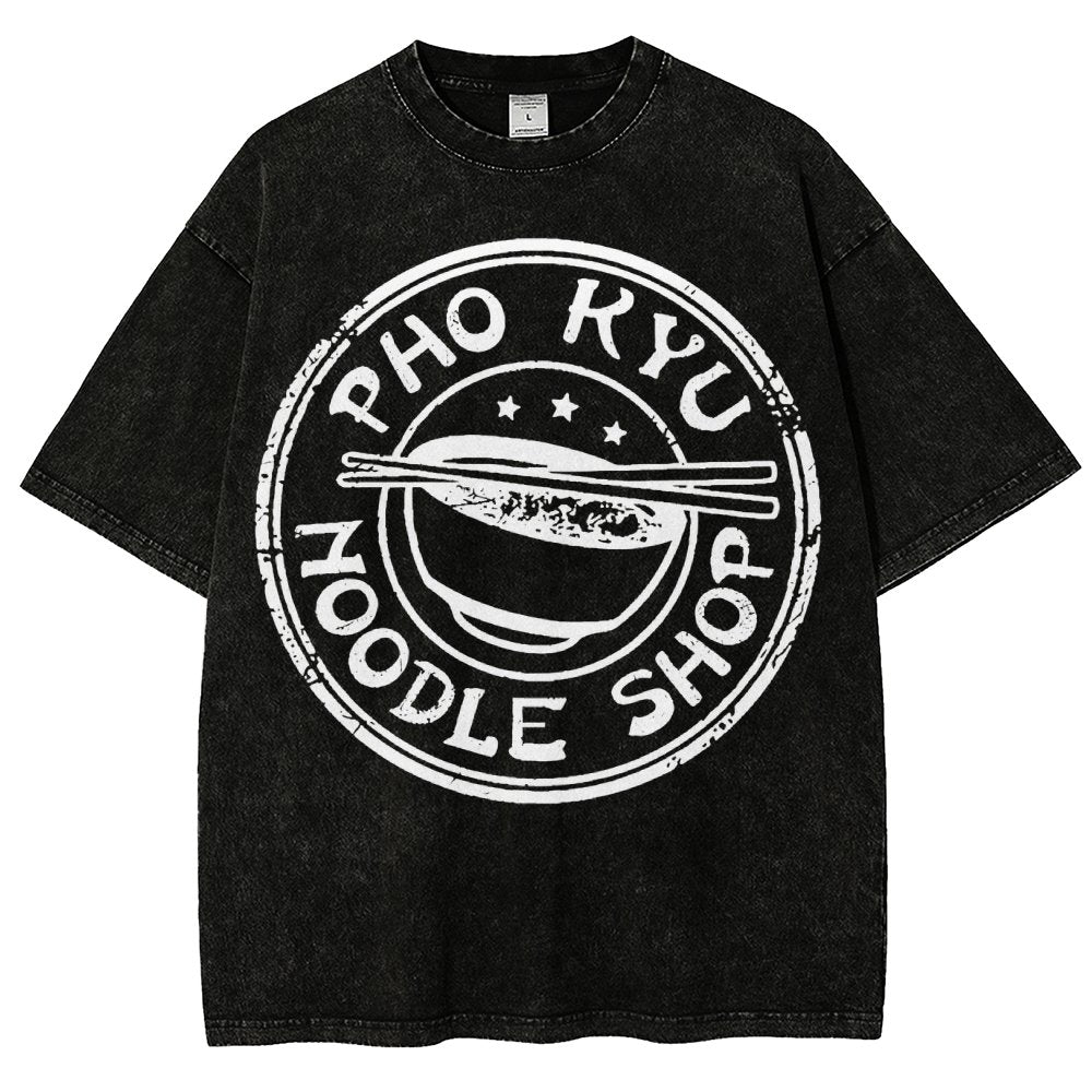Pho Kyu Noodle Shop Vintage Distressed T-shirt