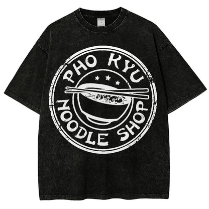 Pho Kyu Noodle Shop Vintage Distressed T-shirt