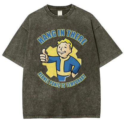 Hang in there - Kernel Panic is temporary Vintage Distressed T-shirt