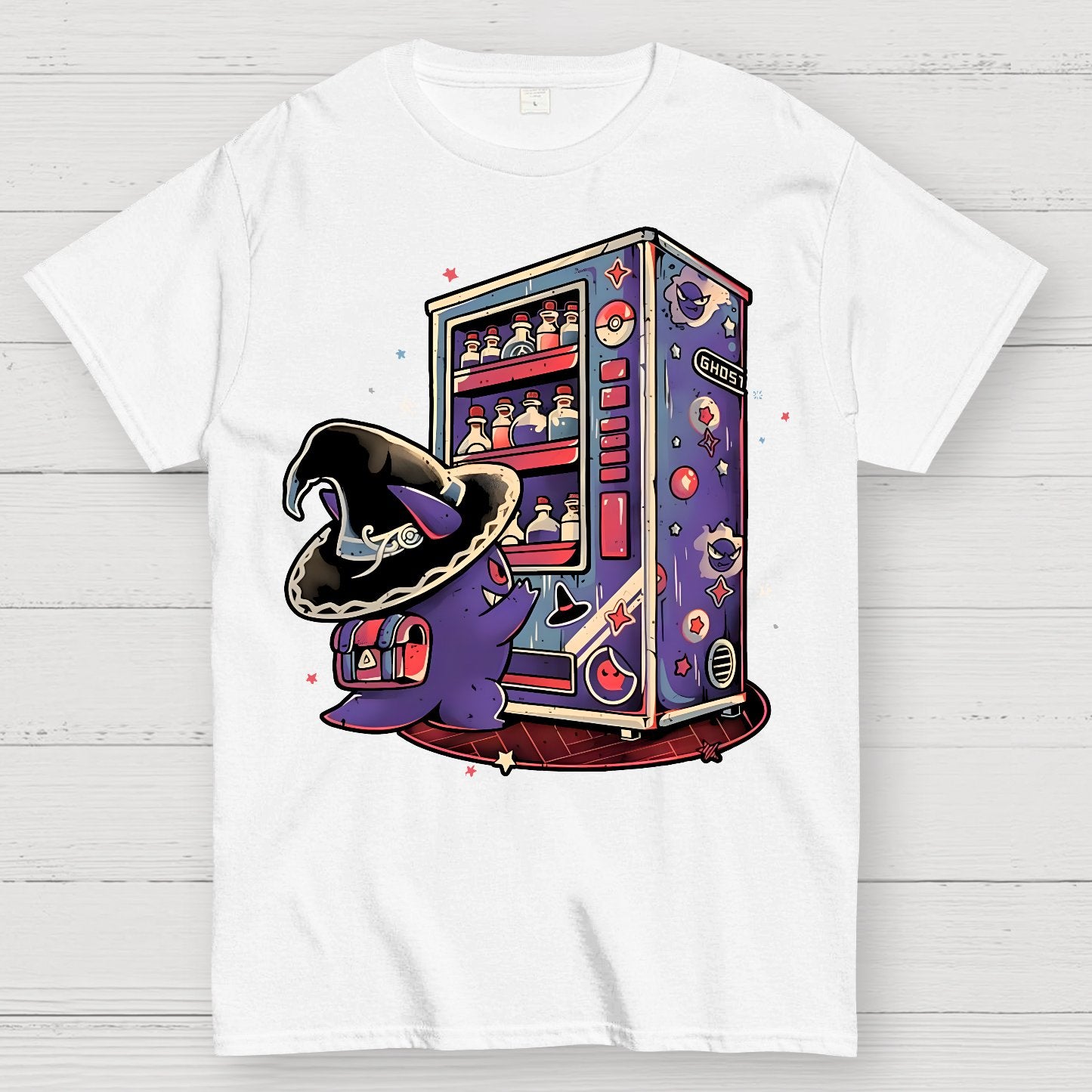 Ghost Vending Machine Geek T-Shirt