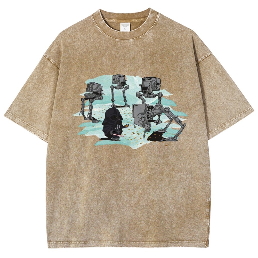 Dark Lord feeds the mechanical bird Vintage Distressed T-shirt