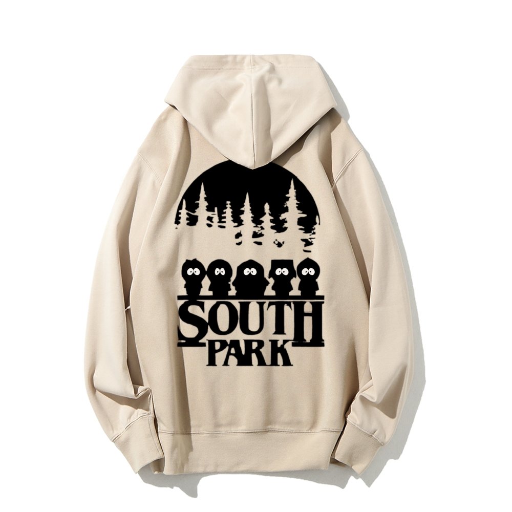 Stranger Park Inspired Art Printed Back Unisex Cotton Hoodie