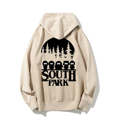 Stranger Park Inspired Art Printed Back Unisex Cotton Hoodie