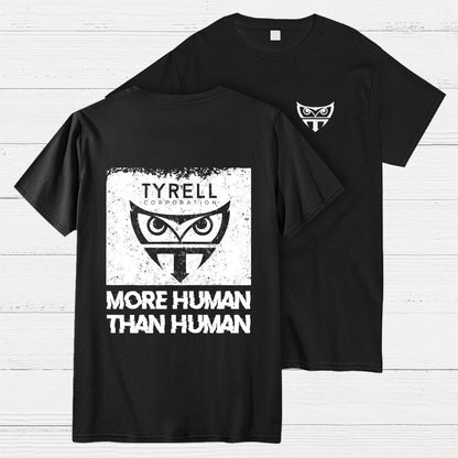 More Human Than Human Front And Back Printing Geek T-Shirt