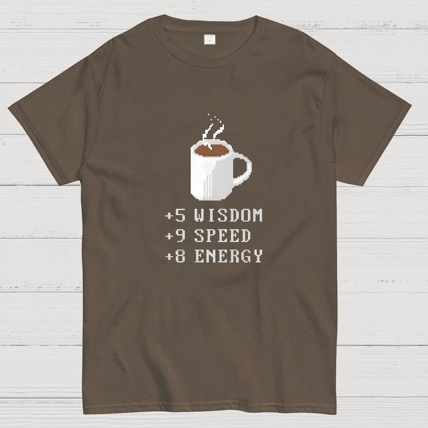 Coffee Plus To Stats Geeky T-Shirt