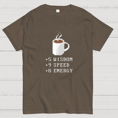Coffee Plus To Stats Geeky T-Shirt