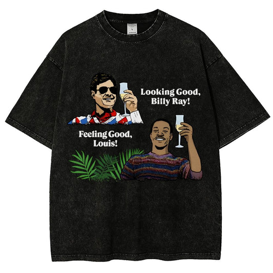 Looking Good Billy Ray! Feeling Good Louis! Vintage Distressed T-shirt