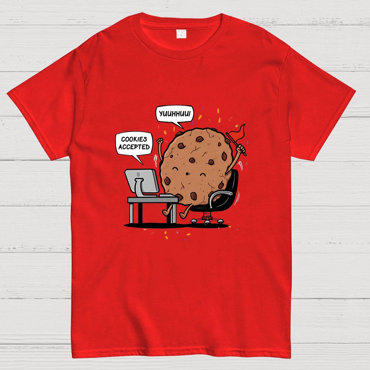 Cookies Accepted Nerdy T-Shirt