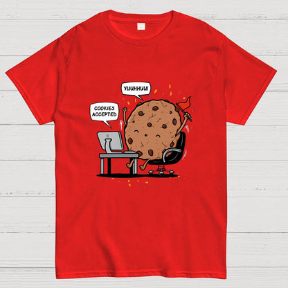 Cookies Accepted Nerdy T-Shirt