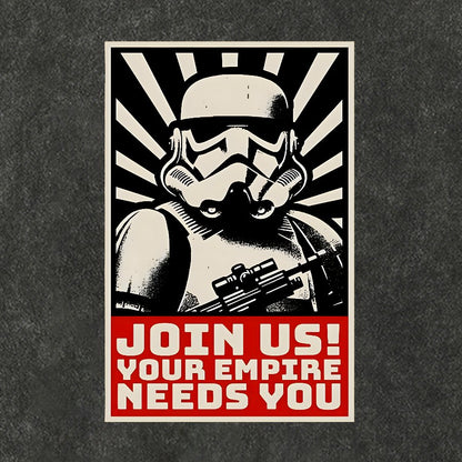 Join Us Your Realm Needs You Vintage Distressed T-shirt