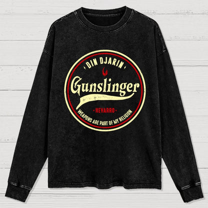 The Gunslinger Washed Long Sleeve Tee