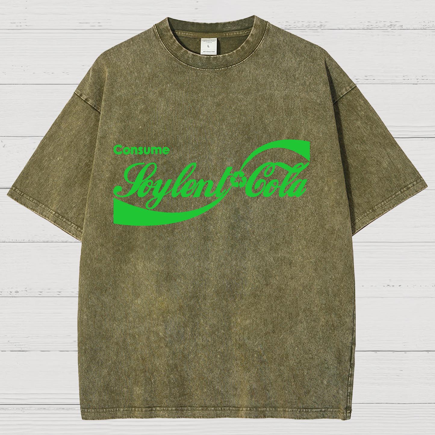Consume Galactic Cola! Vintage Distressed T-shirt