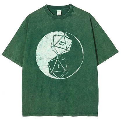 RPG Duality Balancing Vintage Distressed T-shirt