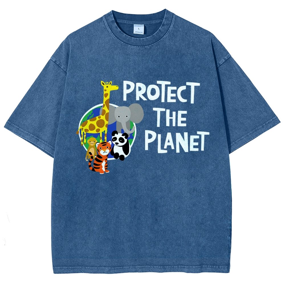 Protect The Planet Vintage Distressed T-shirt