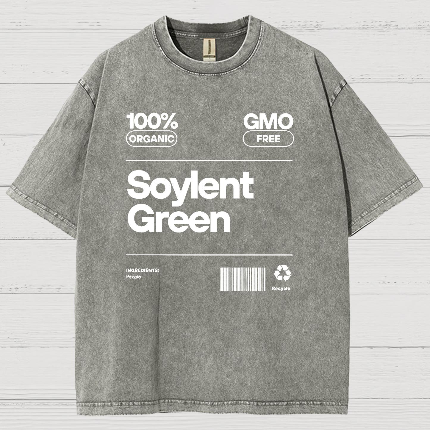 Soylent Green Tag Nerd Vintage Distressed T-shirt