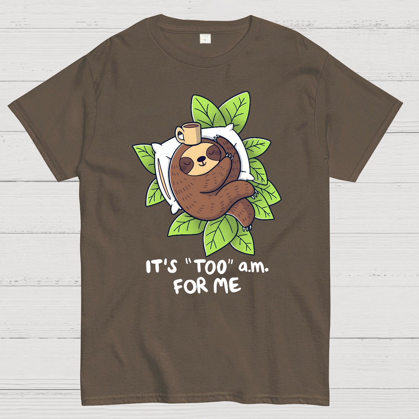 It's "Too" A.M. For Me Geek T-Shirt