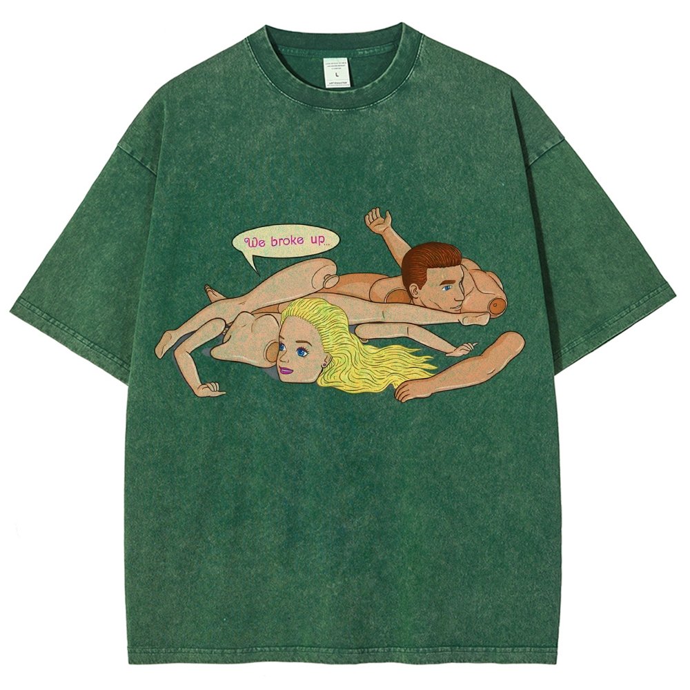 The Break up Vintage Distressed T-shirt
