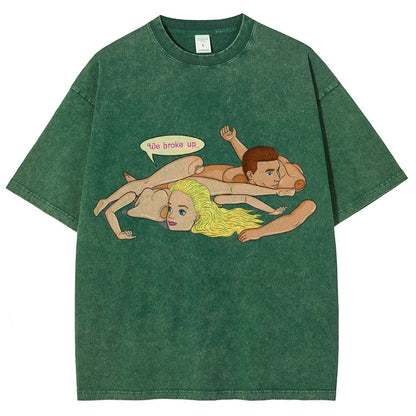 The Break up Vintage Distressed T-shirt