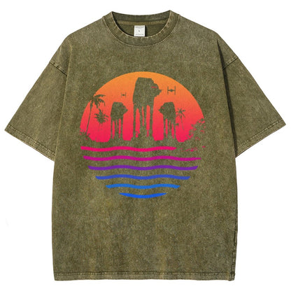Escape The Summer Vintage Distressed T-shirt