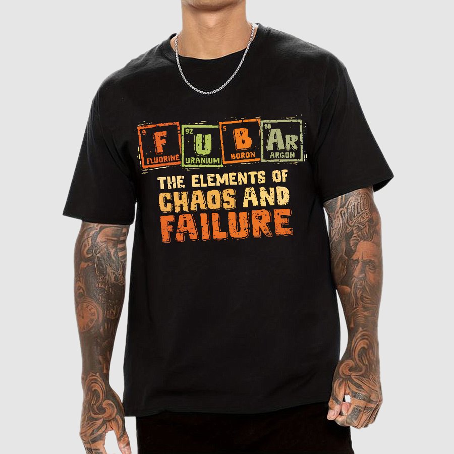 Elements of Chaos and Failure Geek T-Shirt