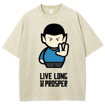 Live Long Vintage Distressed T-shirt
